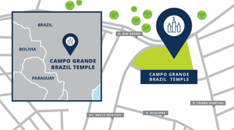 Igreja divulga locais dos templos de Campo Grande e Goiânia