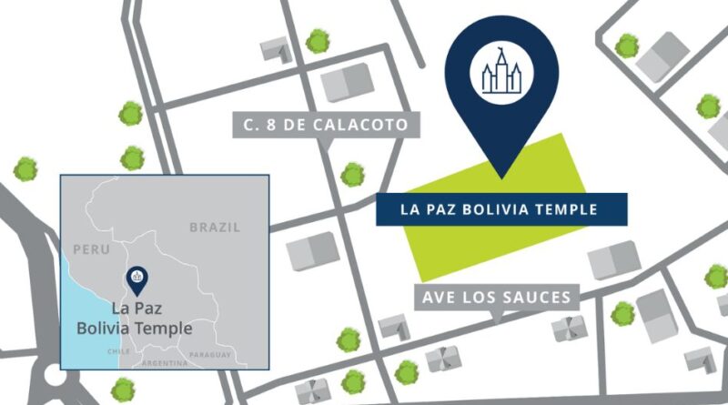 Anunciada a data da abertura de terra do Templo de La Paz Bolívia