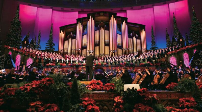 Ator Rainn Wilson visita o Coro do Tabernáculo em Salt Lake